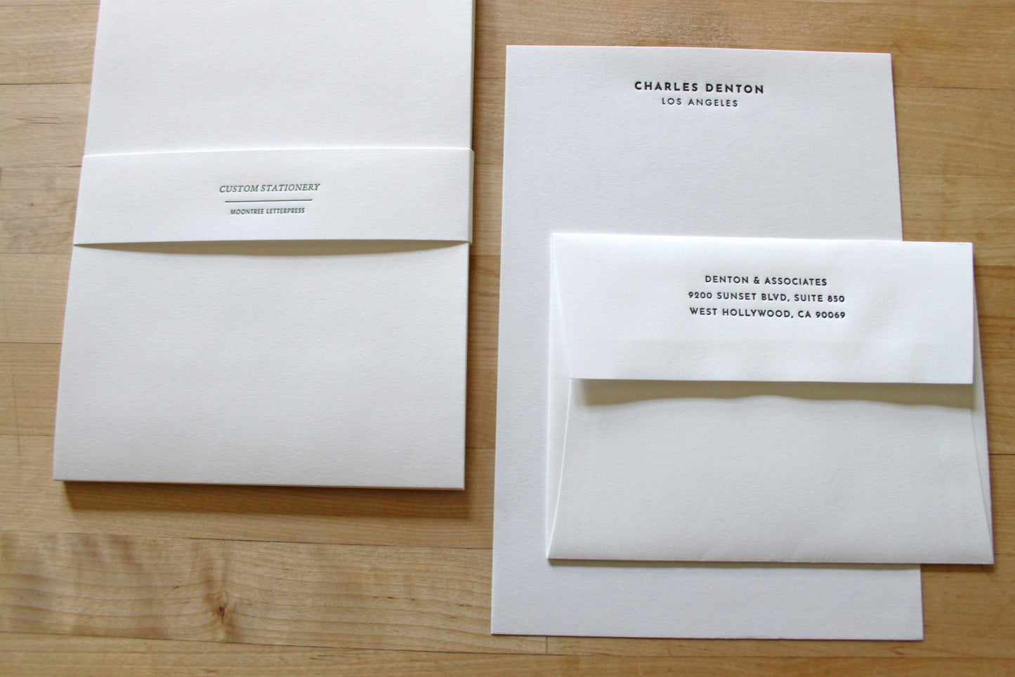 Bold Headline - Letterpress Stationery Sheets