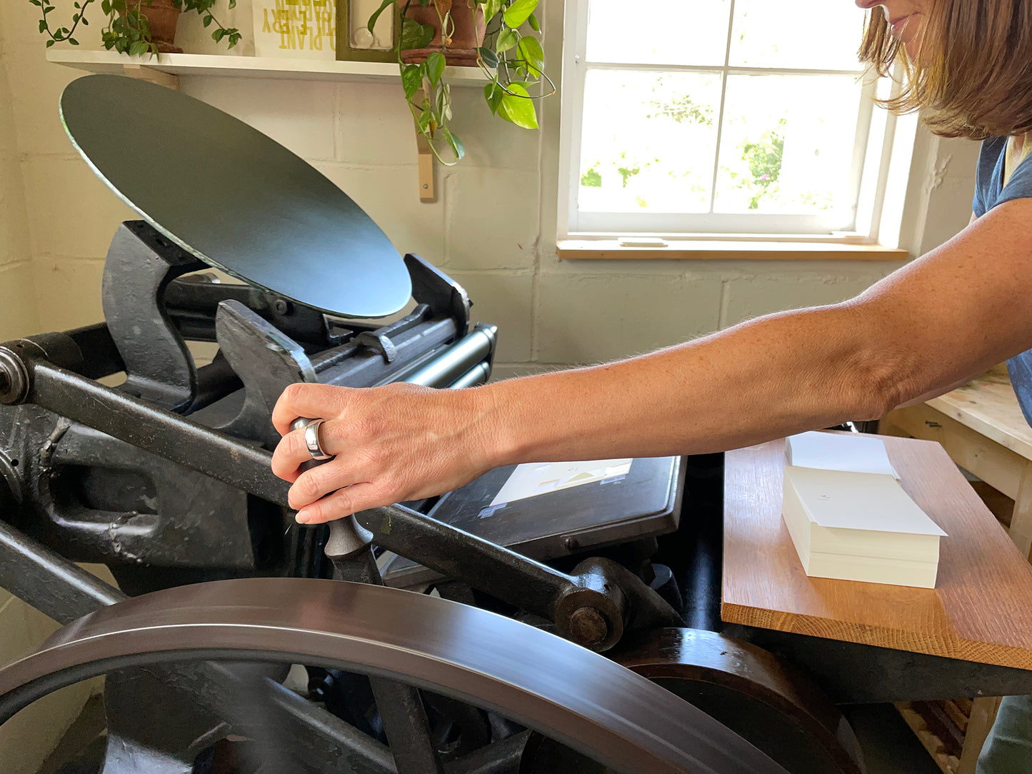 Personalized Letterpress Writing Sheets