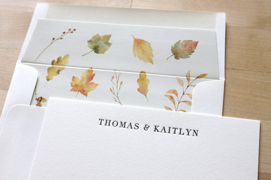 Autumn Leaves Wedding Stationery