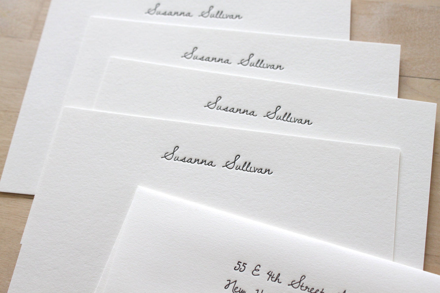 letterpress note cards